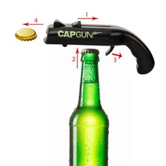 Opener Beer Cap Openers Shoots Firing Cap Gun Launcher Shooter Bottle