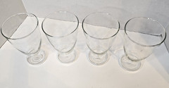 Vtg 1958 Beer Queens Set of 4 16oz Pint Glasses Clear *pre-Owned*