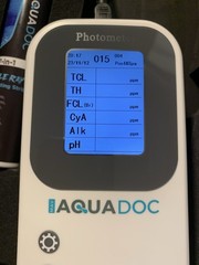 New-Aqua Doc Eagle Ray Digital Water Testing Kit/Pool & Spa Photometer + Strips