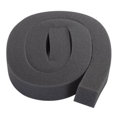 02006 1-1/4 in x 42 in Gray Foam Window Seal Strip – Air Conditioner Window S…