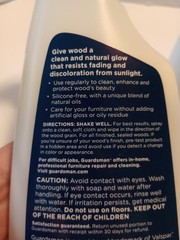 Gardsman Anytime Clean And Polish Wood Cleaner And Furniture Polish For Cabinets