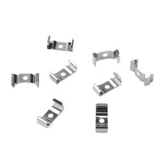 100PCS Iron Silver 0.90″ Length T5 Clips, T5 Light Clips, Bracket Hanger for …