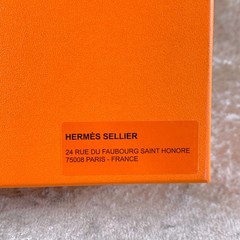 Hermes Paris Dessert Plate Chaine d’Ancre Porcelain Tableware Set of 2 with Box
