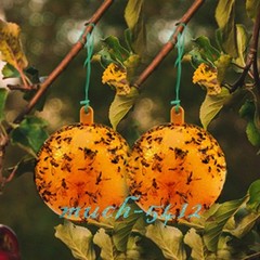 Bug Fruit Fly Traps Sticky Ball Fungus Gnat Pest Control Ball for Indoor Outdoor