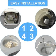 W10780048 W10821956 Suspension Rod Kit for Whirlpool Kenmore Washer 4Pcs