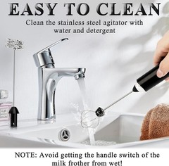 3in 1 Handheld Electric Whisk Mixer,Rechargeable 3 Speed Milk Frother Egg Beater