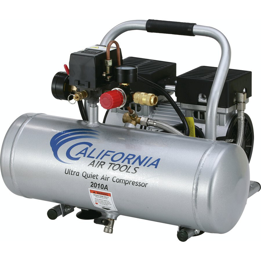 California Air Tools 2010A 1HP 2gal Ultra Quiet & Oil Free Air Compressor New