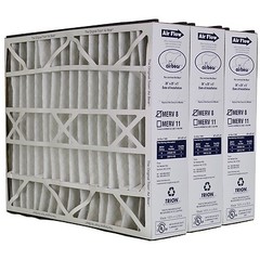 Trion Air Bear 255649-102 (3 Pack) Pleated Furnace Air Filter 20″x25″x5″ MERV 8