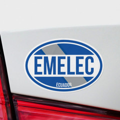 Emelec Ecuador 3 Pack Sticker Vinyl Decal Oval Auto Futbol Guayaquil