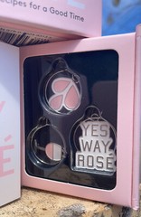 YES WAY ROSE’ MINI KIT WITH DRINK RECIPES AND MORE! Wine Charms Stirrers New