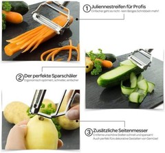 Stainless Steel Potato Peeler Vegetable Grater Fruit Slicer Carrot Cutter Tools