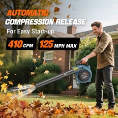 Sopladora De Hojas De Gasolina 26.5 CC 4 Cycle Para Jardin 125 MPH 410 CFM