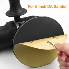 50 PCS 5In PSA Sanding Disc 80-220 Grit Adhesive Back Sandpaper Roll Sticky-Back