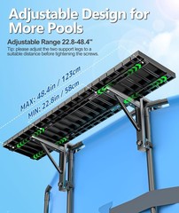 Swim Up Bar Pool Side Table 49.4in 110LBS