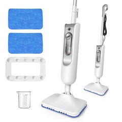 12-in-1 Hot Steam Mop Cleaner Upright & Handheld Hard Floor Carpet Steamer 5000W