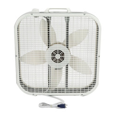 20″ 3-Speed Classic Box Fan with Weather-Resistant Motor, White, B20200
