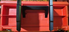 CRAFTSMAN 19.27-in W x 9.75-in H x 9.8-in D Red Plastic Tool Box