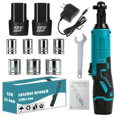 Cordless electric ratchet wrench set, brushless electric ratchet wrench, 12V
