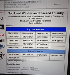 REPAIR SERVICE W11578565 Whirlpool Amana Maytag Washer board READ DESCRIPTION