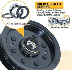 Idler Pulley Kit – Replaces Multiple Models, Fits Cub Cadet RZT50