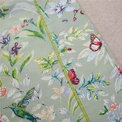 100% Cotton Pillowcases Set of 2 Standard Size Floral Printed Butterfly Pillow C