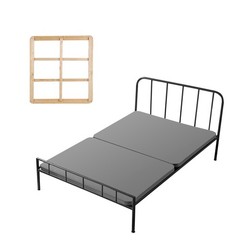 VEVOR Twin Size Bunkie Board 1.5 in Bed Board Slats with 200D Oxford Cloth 2 Pcs