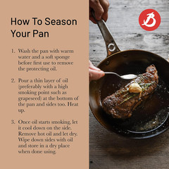 MINERAL B Pro Carbon Steel Fry Pan – 11″ – Perfect for Searing & Sauteing