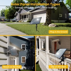 Solar String Lights 100FT, ST38 Shatterproof Bulbs Waterproof for Patio Garden