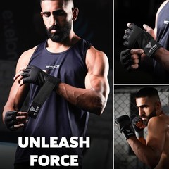 Gel Boxing Hand Wraps Inner Gloves for Men & Women, 80cm Quick Wrist Straps,