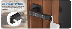 Smart Fingerprint Door Lock Keyless Entry with APP IC Card Code Key Biometric