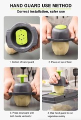 16-in-1 Vegetable Chopper Onion Dicer Mandoline Slicer Food Cutter Kitchen Tool