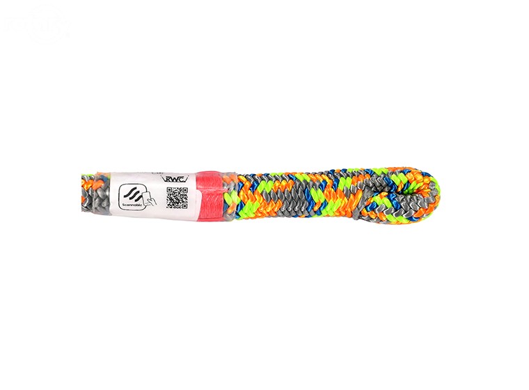 TEUFELBERGER TACHYON ASH 11.5mm x 150ft Climbing Rope w/ Eye Splice – Multicolor