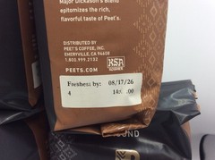 Peet’s Coffee Major Dickason Ground Coffee, Dark Roast, 6.75Lbs Total ☕AUG/2026☕