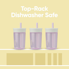 Owala Kids Insulation Bpa-Free Plastic Tumbler with Spill Resistant Flexible Str