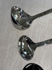Williams-Sonoma Stainless Steel Serving Lot Of 3 Ladles