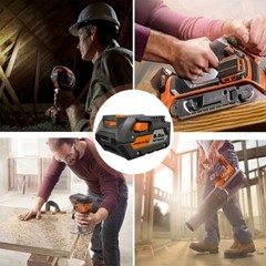 1~6PACK For Ridgid R840087 8Ah Lithium Battery Rigid 18 Volt R840085 Power Tools