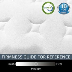 12/14 Inch Twin Full Queen King Mattress Hybrid Memory Foam Spring Bed in Box