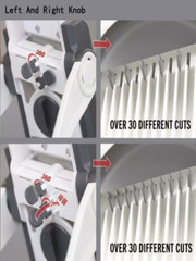 Safe Mandoline Slicer 5 in 1 Vegetable Chopper Food Potato Cutter Adjustable**++