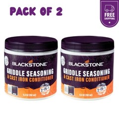 2 PACK Blackstone Griddle Seasoning And Cast Iron Conditioner Protected 2-in-1