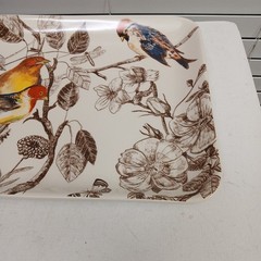 Williams Sonoma Marc Lacaze Botanical Birds Platter 15” year 2012