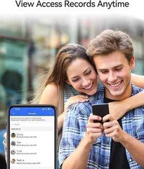 Smart Door Handle, Fingerprint Keyless Entry Electronic Digital Keypad Free APP