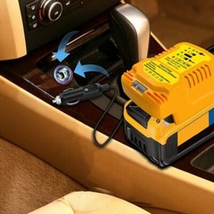 for Dewalt 20V Battery Car Charger Portable Mini Fast Charger Cigarette Lighter