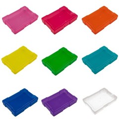 4.5in x 6.5in Plastic Rectangular Craft Box | Pencil Box Storage Photo Organizer