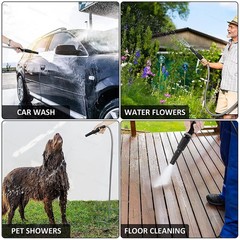 25 -100FT Stainless Steel Metal Flexible Lightweight Garden Water Hose Pipe