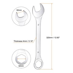 32mm Thin 6 Point Combination Wrench High Carbon Steel