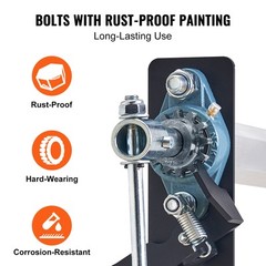 Dump Truck Trailer Hand Crank Manual Pull Tarp Roller Kit 64″ to 104″ Wide