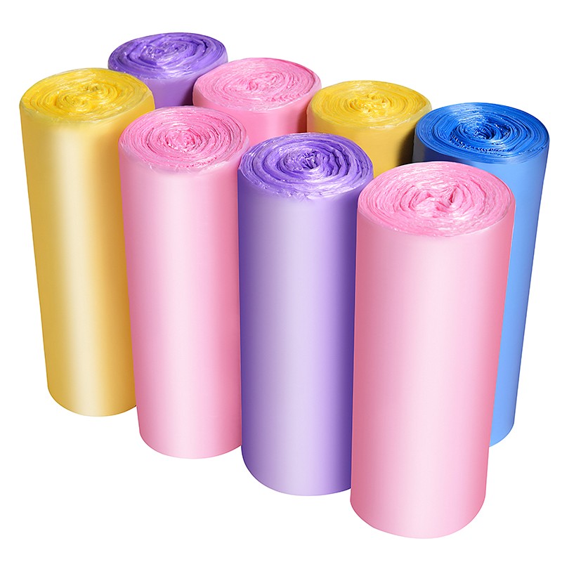 4 Gal Small Trash Bags Mix-colors 170pcs Small Trash Can Liners Garbage Bag Hot