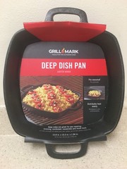 Grill Mark Cast Iron Deep Dish Pan 12.8 in. L X 10.3 in. W 1 pk