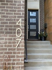 8 inch Modern House Address Numbers Letters, color choices