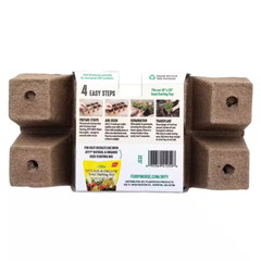 NEW Jiffy Peat Strips Seed Starter Kit 50 Biodegradable Pots Easy Plant Growth
